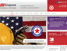 Tablet Screenshot of graysonts-na.com